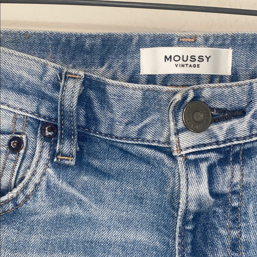 🪼Moussy Vintage Altawoods Distressed Cropped Women’s Jeans! - Picture 2 of 14